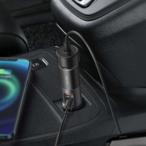 Baseus Car Charger Share Together C+U / Cigarette lighter socket, PPS, PD3.0, QC4.0+, SCP, 120W Gray(CCBT-C0G) DA938484-20