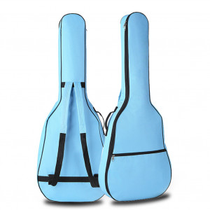 Etui de transport souple à double sangle pour guitare acoustique bleu C0D3AN19986-20