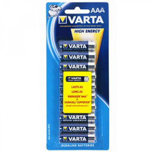 1x10 Varta Longlife Power Micro AAA LR 03 486822-20