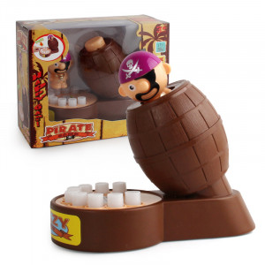 Blague électrique mordant requin morsure doigt Selachimorpha barre jeu enfants enfants drôle Gags jouet éducatif cadeau catapulte Pirate baril C20322N9O9077-20