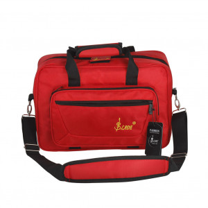 Sac à dos universel pour hautbois pour clarinette Sac à dos Sac pour clarinette souple Rembourrage en éponge avec bandoulière rouge C0G5VH12717-20