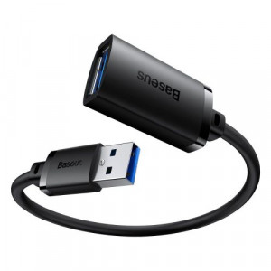 Baseus AirJoy Series USB 3.0 Extension cable 1m, Black (B00631103111-00) DA315730-20