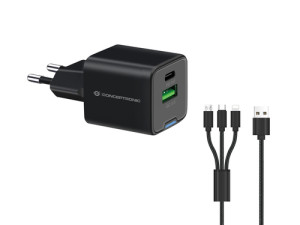 Conceptronic ALTHEA16B Chargeur 2-Port 33W GaN USB PD 165743-20