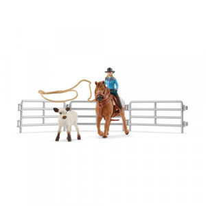 Schleich Vie à la ferme 42577 Equipe de cowboys et leur lasso 715269-20