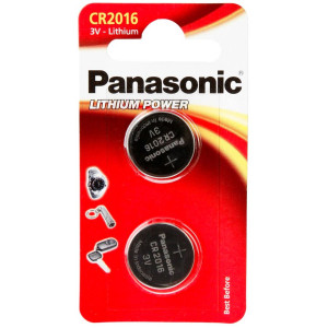 1x2 Panasonic CR 2016 Lithium Power 504894-20