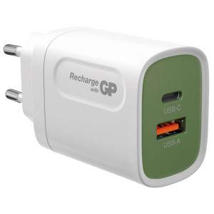 GP 20W USB-A & USB-C chargeur et adaptateur pour EU,CN et UK 670896-20