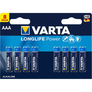 20x8 Varta Longlife Power Micro AAA LR 03 489657-20