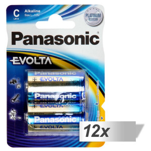 12x2 Panasonic Evolta Baby C LR 14 LR14EGE/2BP 464676-20