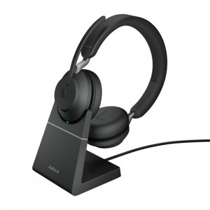 Jabra Evolve2 65 UC Ecouteurs stéréo USB-A noir BT av. station 893461-20