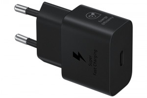 Samsung Chargeur USB-C 25W sans câble, noir 832134-20