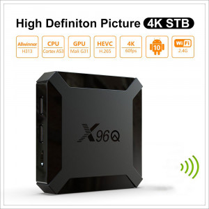 X96Q Smart Tv Box Android 10.0 Set-Top Box Convertisseur de télévision numérique Réglementations européennes C0JNNE12624-20