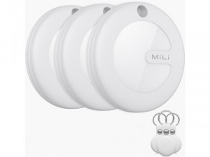 Tracker MiLi MiTag Blanc Pack de 3 Compatible Apple Localiser (Find My) ACSMLI0005-20
