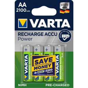 10x4 Varta Piles rechargeables NiMh 2100 mAh Mignon 498827-20