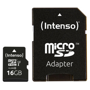 Intenso microSDHC 16GB C10 UHS-I Professionel + adapt. 478291-20