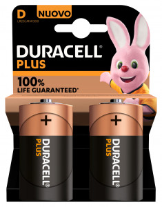 1x2 Duracell Plus Mono D MN1300 LR20 1,5V 865587-20