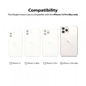 Ringke iPhone 12 Pro Max Case Fusion Matte Clear DI204395-20