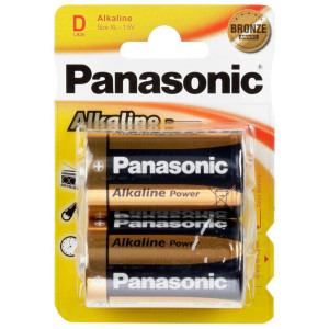1x2 Panasonic Alkaline Power Mono D LR 20 251902-20