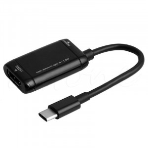 Adaptateur USB 3.1 Type C USB-C vers HDMI Câble convertisseur 1080P mâle vers femelle pour tablette de téléphone Android MHL C9462MXL84364-20