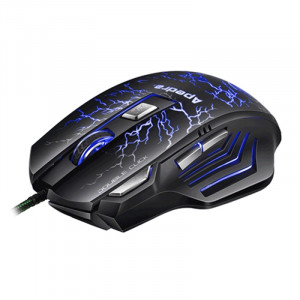 Apedra iMICE A7 High Precision Gaming Mouse LED lumière respiratoire à quatre couleurs USB 7 Boutons 3200 DPI Wired Optical Gaming Mouse pour ordinateur PC portable (noir) SA355B3-20