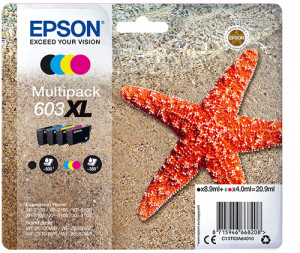 Epson Multipack 4 couleurs 603 XL T 03A6 490044-20