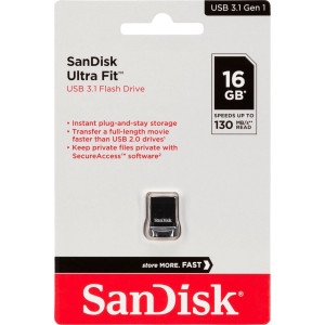 SanDisk Cruzer Ultra Fit 16GB USB 3.2 SDCZ430-016G-G46 722339-20