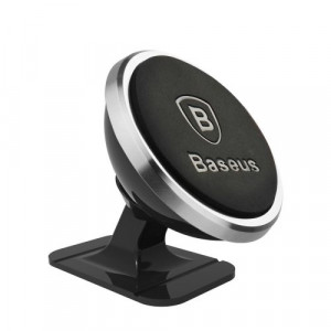 Baseus Car Mount Magnetic Car Dashboard Phone Holder 360 Degree, Silver (SUCX140012) DA434385-20