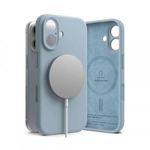Ringke iPhone 16 Case Silicone Magnetic Blue DI1044490-20