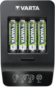 Varta LCD Smart Chargeur + incl. 4 batteries 2100 mAh AA 529993-20