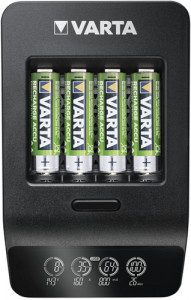 Varta LCD Smart Chargeur + incl. 4 batteries 2100 mAh AA 529993-20