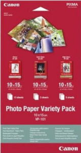 Canon VP-101 Papier Photo/Pack Assort. 10x15cm, 1x10 et 2x5 f. 686161-20
