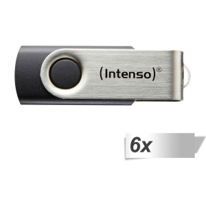 6x1 Intenso Basic Line 32GB USB Stick 2.0 447533-20