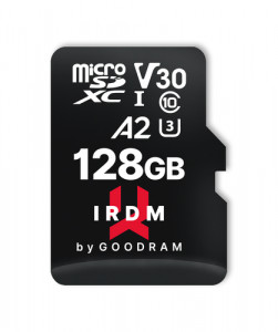 GOODRAM IRDM microSDXC 128GB V30 UHS-I U3 + adaptateur 690230-20