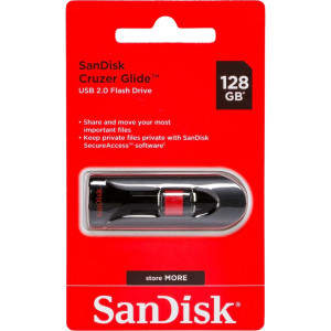 SanDisk Cruzer Glide 128GB SDCZ60-128G-B35 723788-20