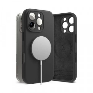 Ringke iPhone 16 Pro Max Case Silicone Magnetic Black DI1044639-20