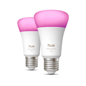 Philips Hue 2x ampoules LED E27 810lm blanc & couleur 235463-20