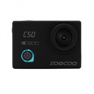 SOOCOO C50 Sports Caméra d’action Wifi 4K, Angles de vision réglables en gyroscope, NTK96660 30M Imperméable Sport DV, Noir C183134-20