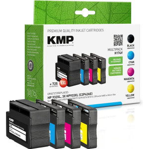 KMP H174V Multipack BK/C/M/Y Comp. avec HP C2P42AE 932/933 XL 284965-20