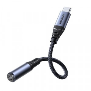 Joyroom Adapter DAC Type-C to 3.5mm Mini Jack, 60W, 0.14m, Black (SY-C01) DO271384-20