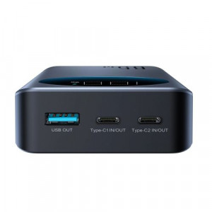 Joyroom Power Bank with Digital Display, C+C+U, PD 65W, 20000 mAh with Type-C to Typle-C cable (1,20m) Black (JR-PBF04) DO3384774-20