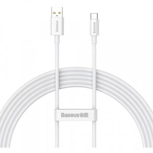 Baseus USB Type-C Superior Series 480Mbps 100W, 2m White (P10320102214-03) DA294423-20