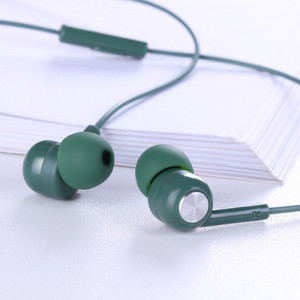 JOYROOM E102S Ecouteurs Deuxième Eneration Série Bloom Basse Lourde Métal Mode Cool Music Ecouteurs avec Micro Vert C5044617-20