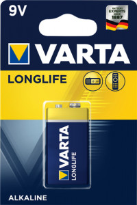 1 Varta Longlife bloc 9V 6 LR 61 486892-20