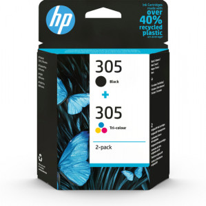 HP 6ZD17AE Lot de 2 noir/3 coul. N°305 714121-20