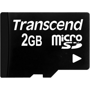 Transcend microSD 2GB + adaptateur SD 210406-20