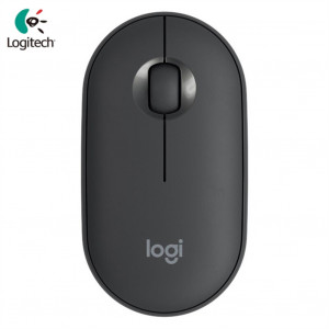 Souris sans fil Logitech Pebble M350 compatible Bluetooth 5.2 + 2.4G double mode récepteur USB silencieux noir C5035WVGU6598-20