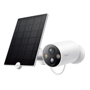 TP-Link Camera Tapo C425 Wireless Outdoor Security, 2K QHD 4MP, AI, Night Vision, IP66 + TP-Link Tapo A200 Solar Panel 4.5W, IP65, Black EU White EU DP6900344-20