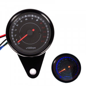 Jauge de moto à affichage numérique LED modifiée par tachymètre de moto DC 12V CJ114650-20