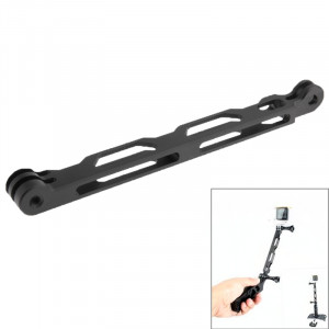 TMC CNC Aluminium Extender pour GoPro Hero 4 / 3+ / 3, Longueur: 16cm (Noir) ST01175-20