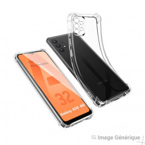 Coque Silicone Pour Samsung Galaxy A32 4G (0.5mm, Transparent) En Vrac 105890-20