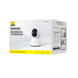 Baseus Security Camera Indoor P1 3K, 4MP, (EU Version) White EU (S0TV012132) DA2509121-20